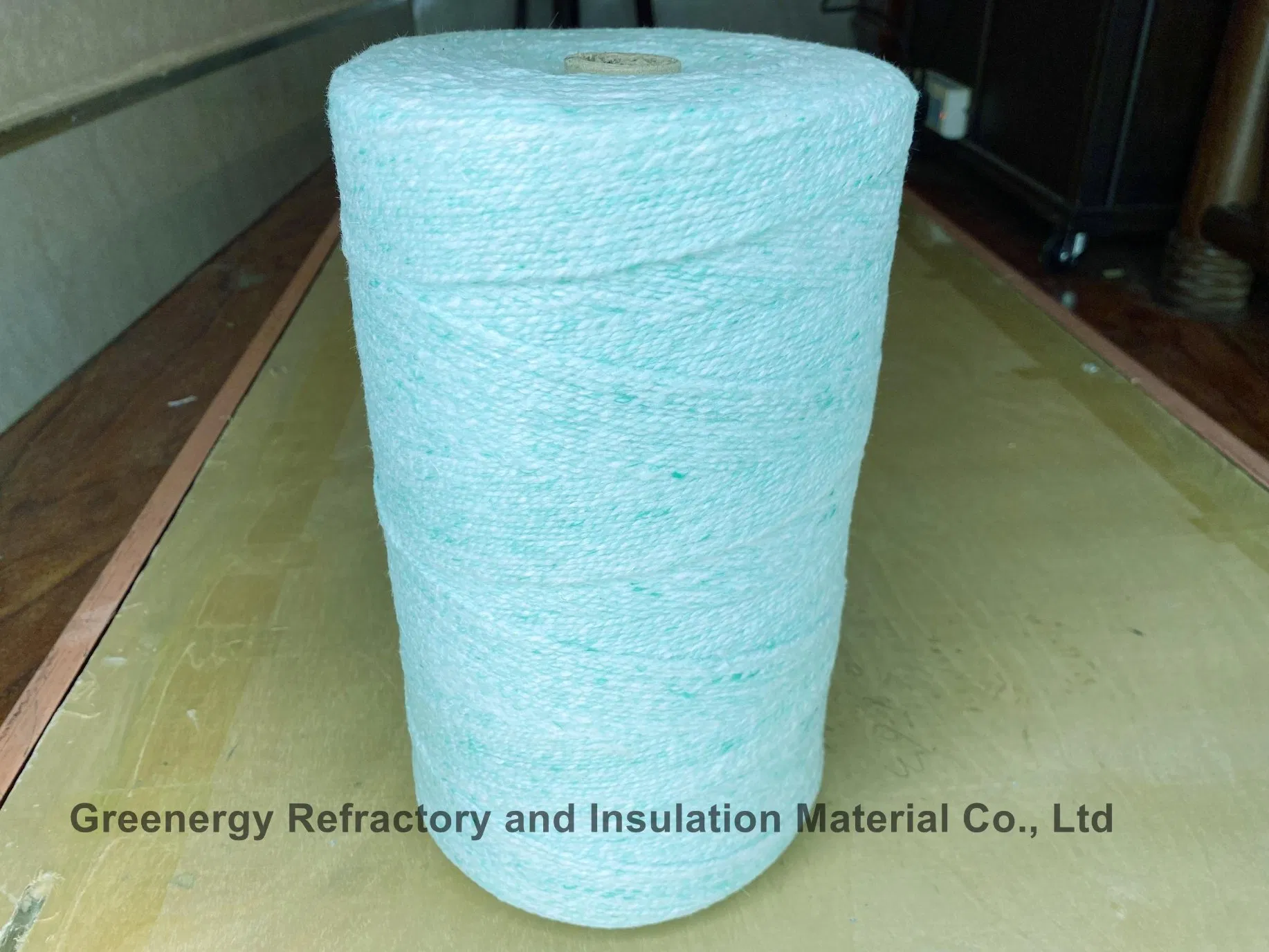 Greenergy Bio Soluble Fibre Wool Mineral Yarn with Ss Bio Soluble Fiber Yarn