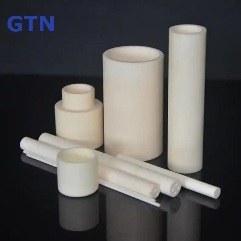 99% Al2O3 Ceramic Fiber Tube 3mm Refractory Roller for Rod Tempering Furnace Kiln Industrial Ceramic Welding Included