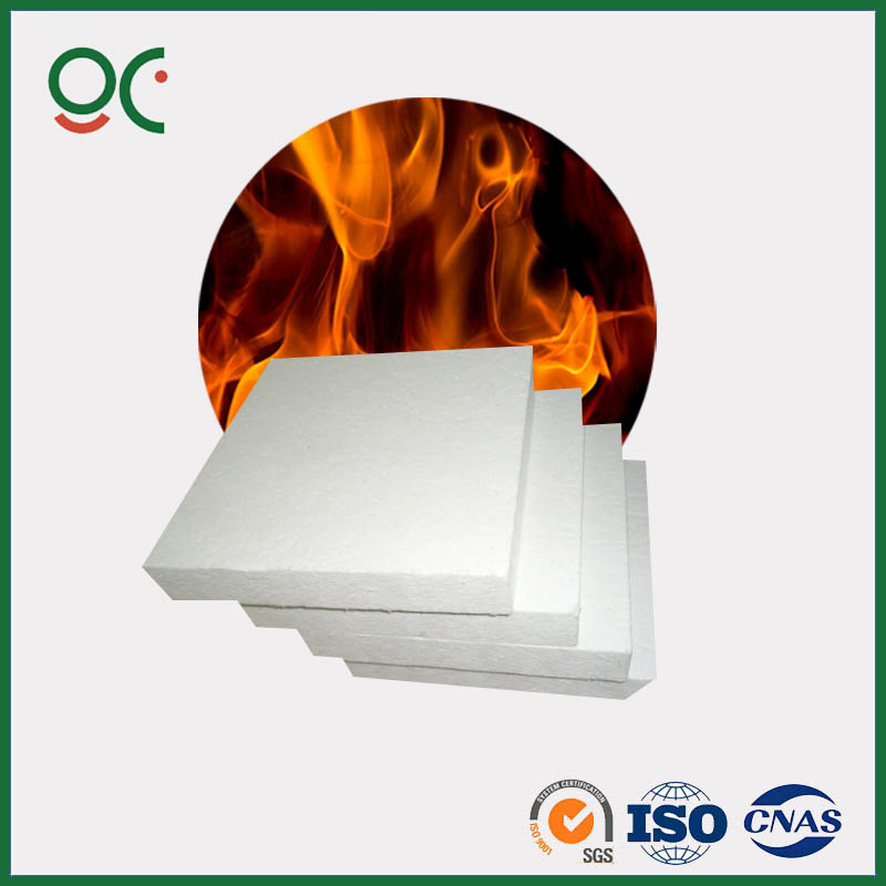 High Temperature 1260 Degree Hard Ceramic Insulation Fiber Board