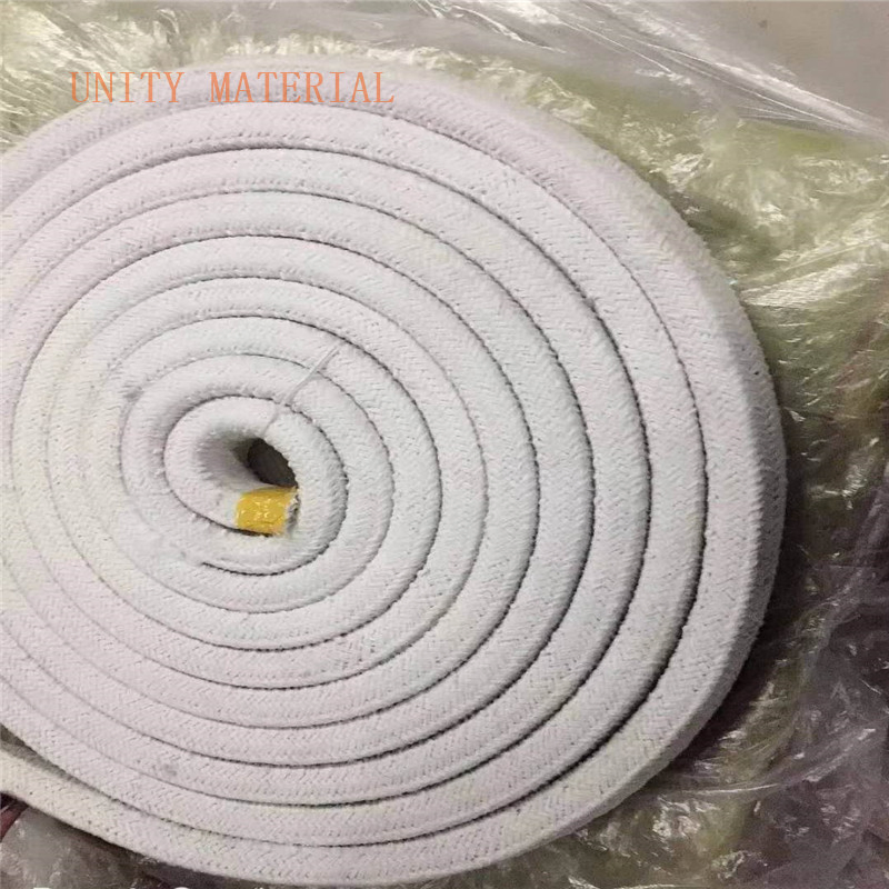 Good Price Manufacturer Line Insulation Fire Resistant Ceramic Fiber Twisted Grey White Fibre Rope