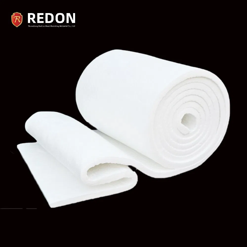128kg/M3 Needled Blanket Insulation Ceramic Fiber Wool Fireproof Furnace Blanket for Kiln