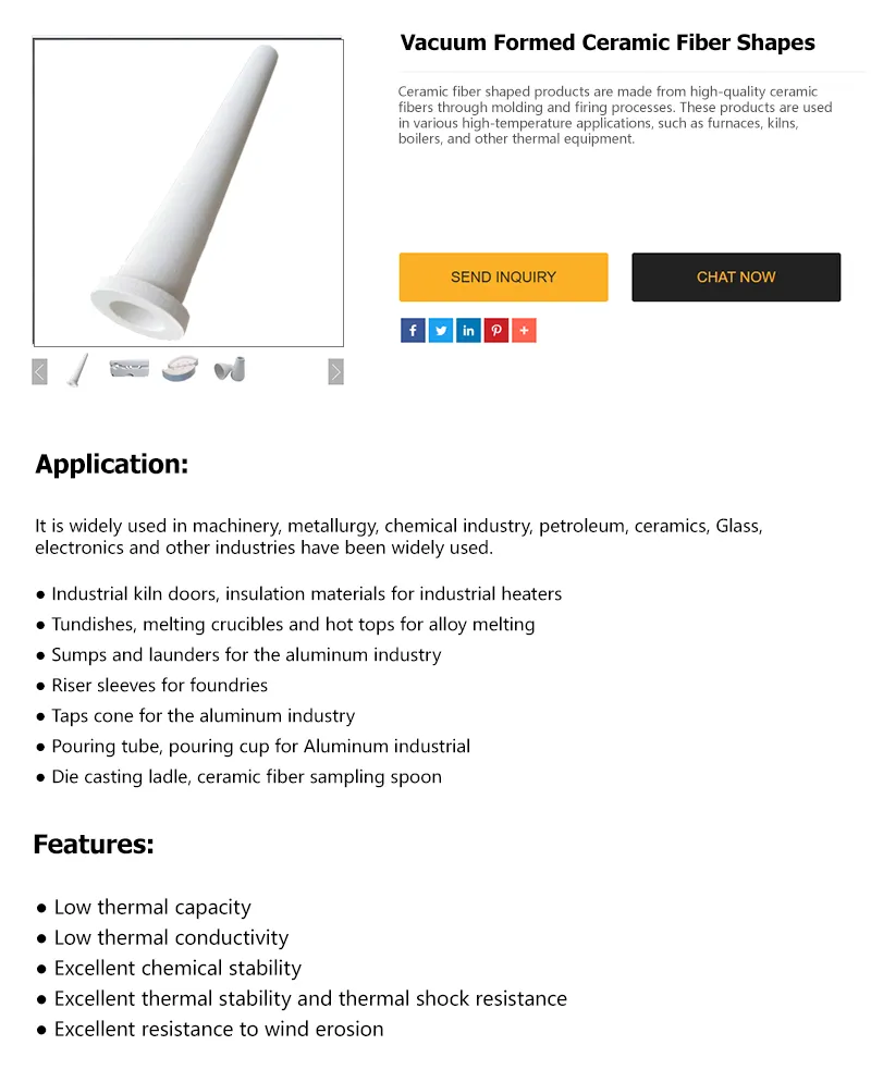 Ceramic Fiber Shape 5