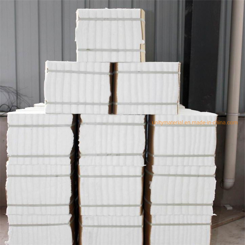 Manufacturer Alumina Silicate Fibre Wool Cotton Thermal Insulation Ceramic Fiber Sponge Module for Furnaces Construction Lining Protection by Anchors Hardware
