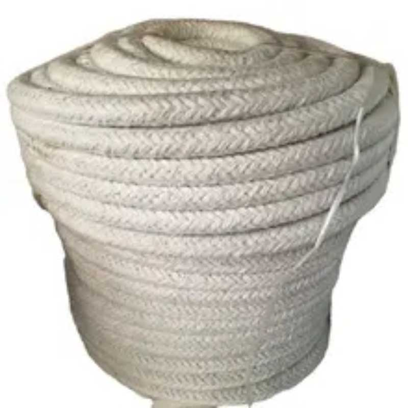 Refractory High Temperature Fibre Woven Textiles Thermal Insulation Ceramic Fiber Rope for Door Seal Stove