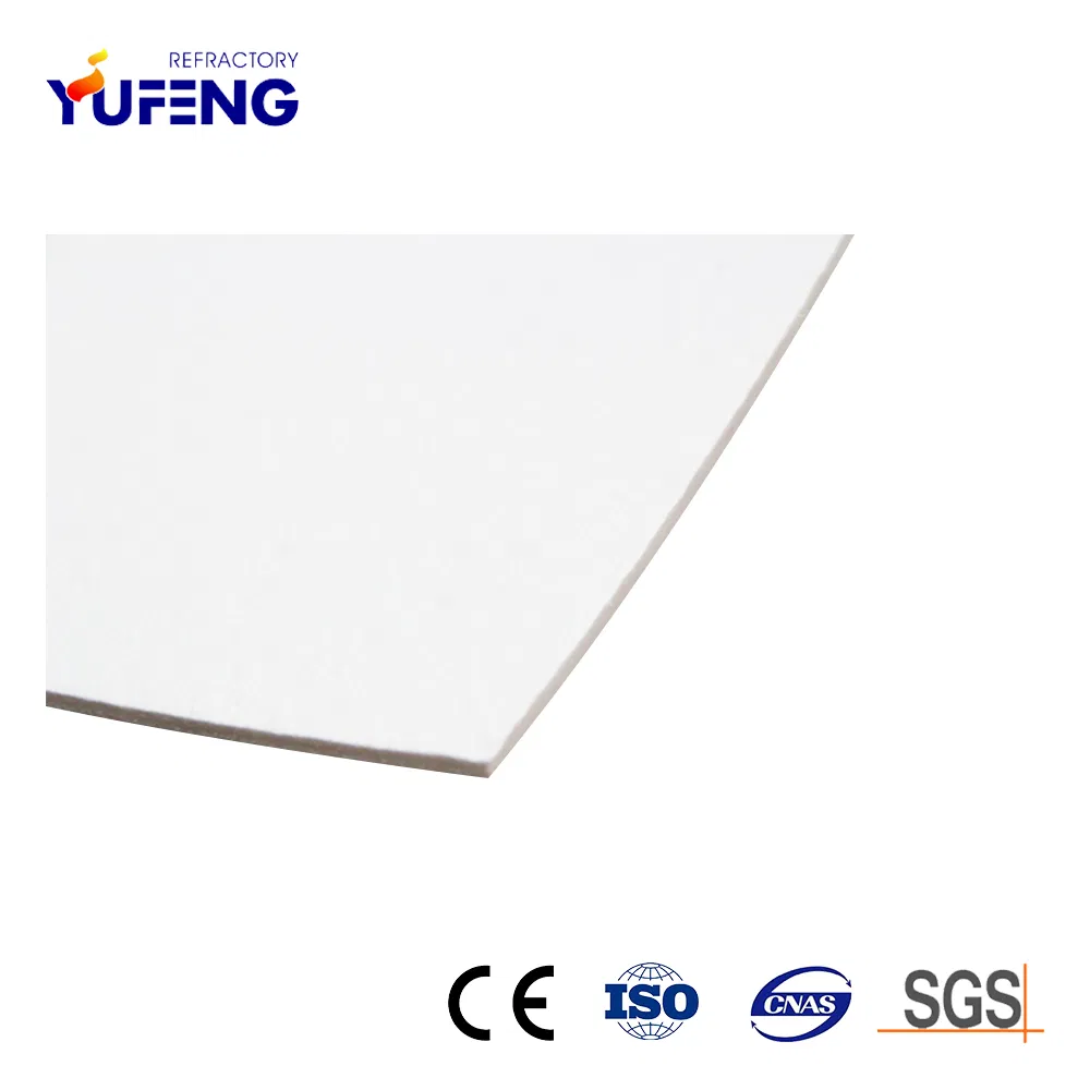 Roll Packing White High Purity Alumina-Silicate Ceramic Fiber Insulation Paper for Hot Top Linings