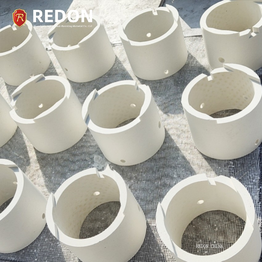 Special Shapes Ceramic Fiber China Aluminium Silicate Vacuum-Formed Profiled Parts for Insulation Furnace