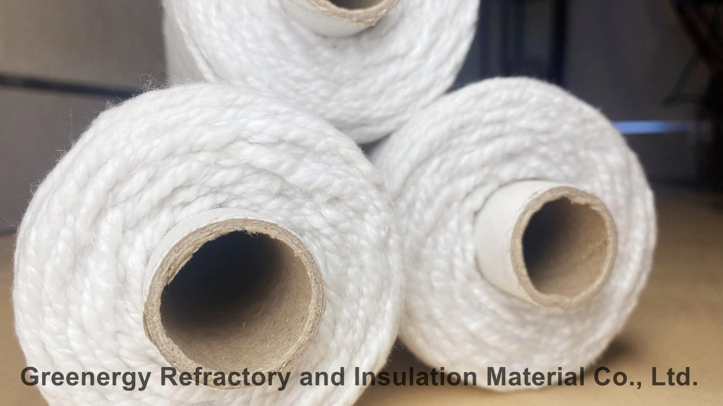 Greenergy 1260 Ceramic Fibre Yarn with Fg Wire Heat Resistance Ceramic Fiber Yarn