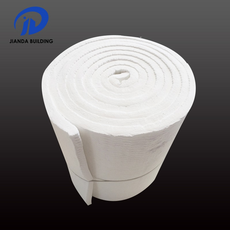 Jianda Refractory Material Insulation 1260 Ceramic Fiber Blanket for for Fireproof Coating