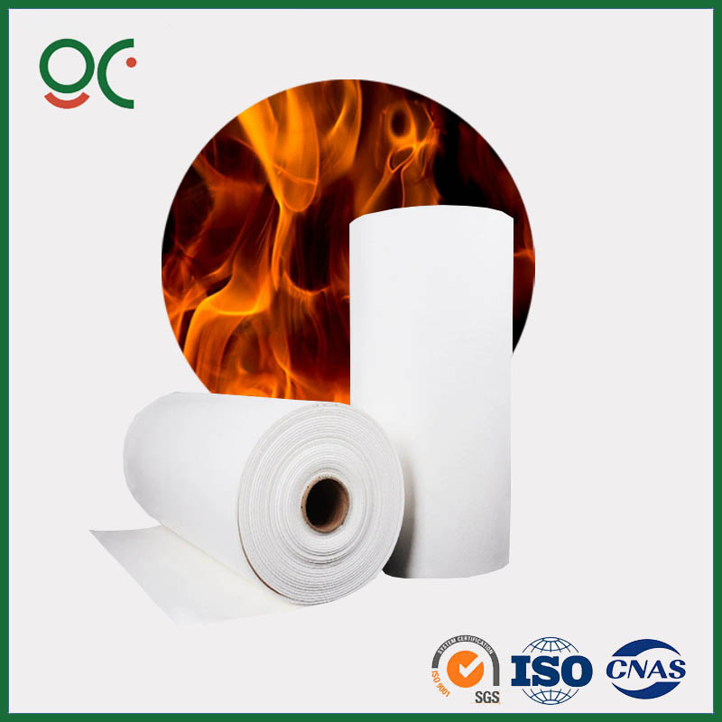 1260c High Temperature Fireproof Refractory Thermal Ceramic Fiber Insulation Paper Roll