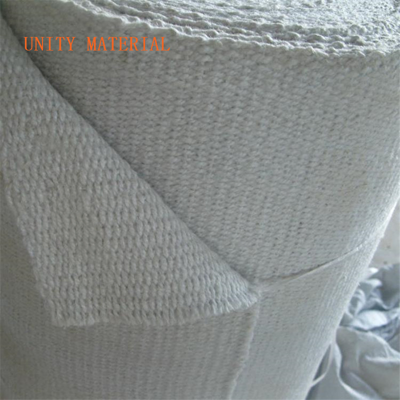 Refractory Ceramic Fiber Fibre Cloth Textiles Reinforced with Ss Wire