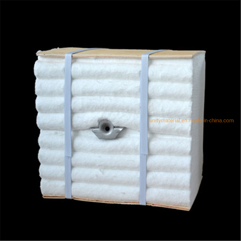 1300c HP Ha Hz Alumina Zircon High Temperature Thermal Heat Insulation Fibre Wool Block Ceramic Fiber Module for Kiln Heater for Burning Bricks