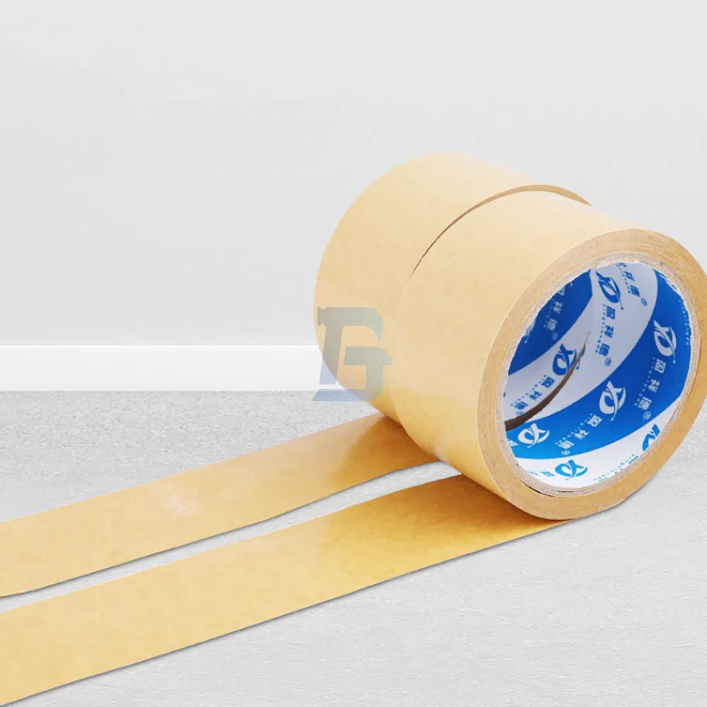 Eco-Friendly Printed Writable Single Sided Self Adhesive Tape Kraft Paper Tape