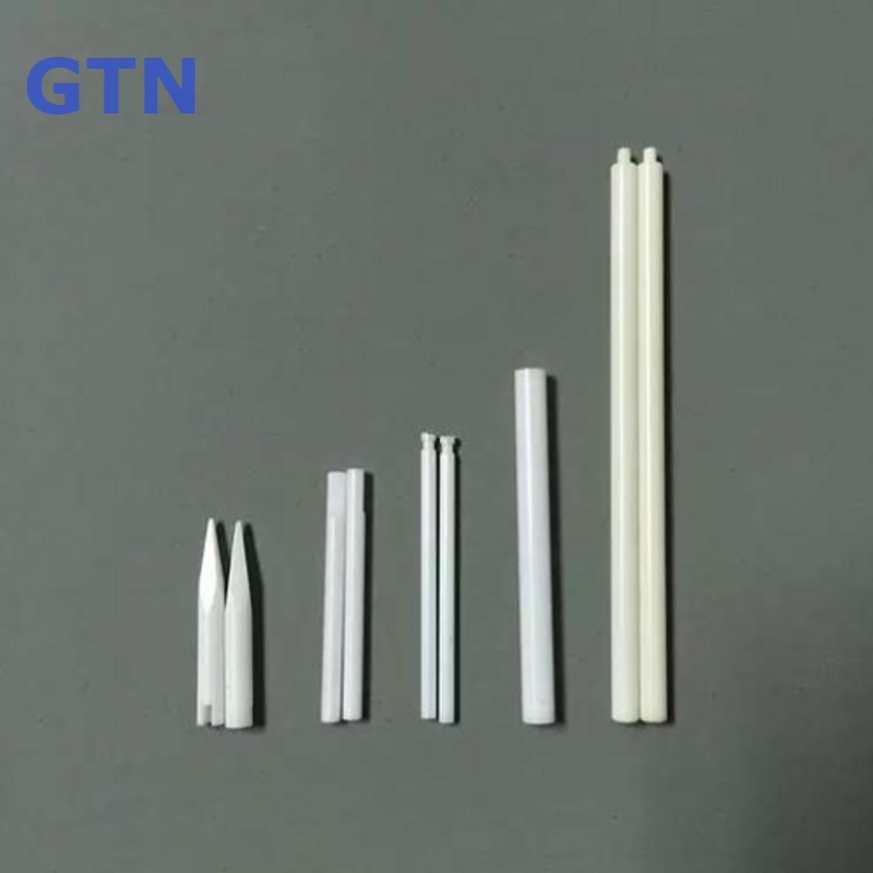99% Al2O3 Ceramic Fiber Tube 3mm Refractory Roller for Rod Tempering Furnace Kiln Industrial Ceramic Welding Included