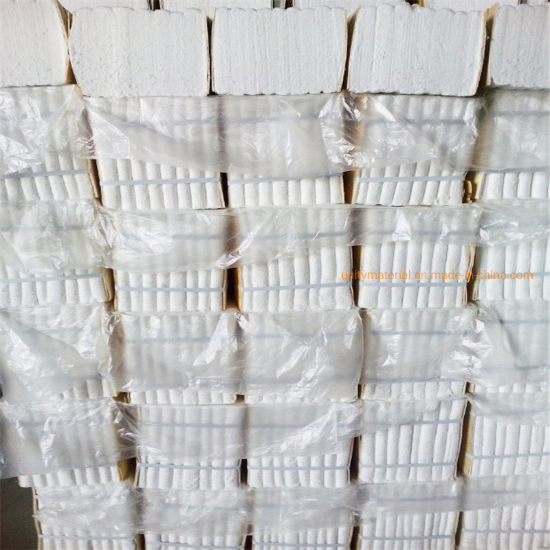 Manufacturer Alumina Silicate Fibre Wool Cotton Thermal Insulation Ceramic Fiber Sponge Module for Furnaces Construction Lining Protection by Anchors Hardware