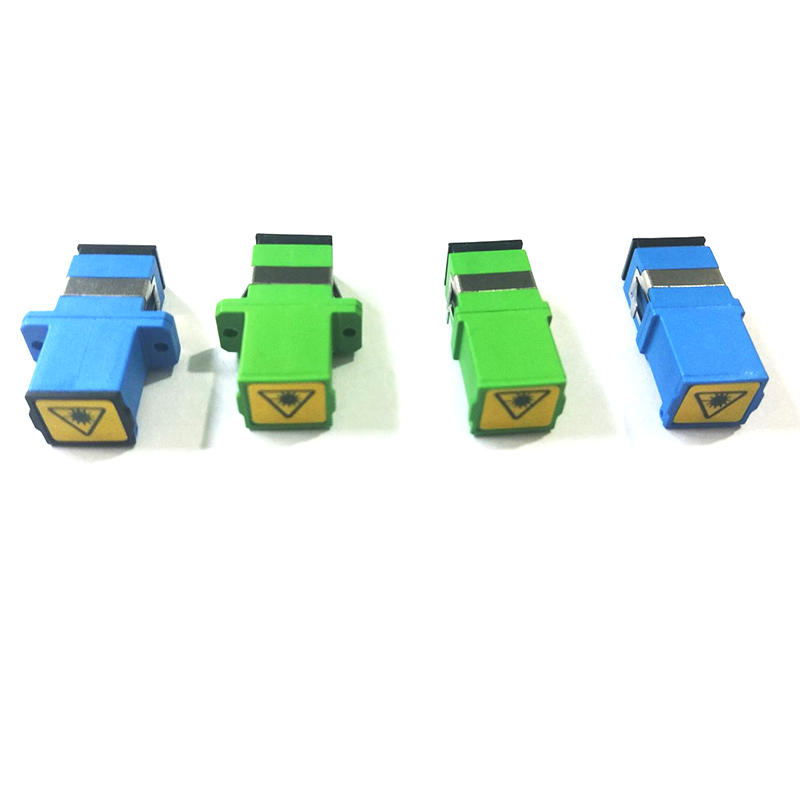 China SC/UPC SC/APC Auto Shutter Fiber Optic Adapter Manufacturers, Factories