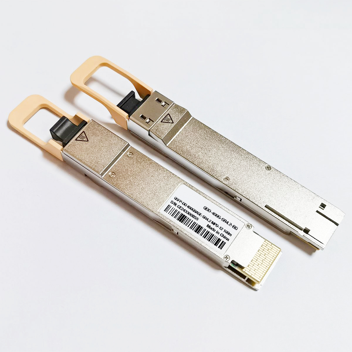 ODM 400GBASE-SR4.2 QSFP-DD PAM4 850nm 100m DOM MPO-12/UPC MMF Optical Transceiver Module, Breakout to 4 x 100G-SR1.2 Manufacturer, Product