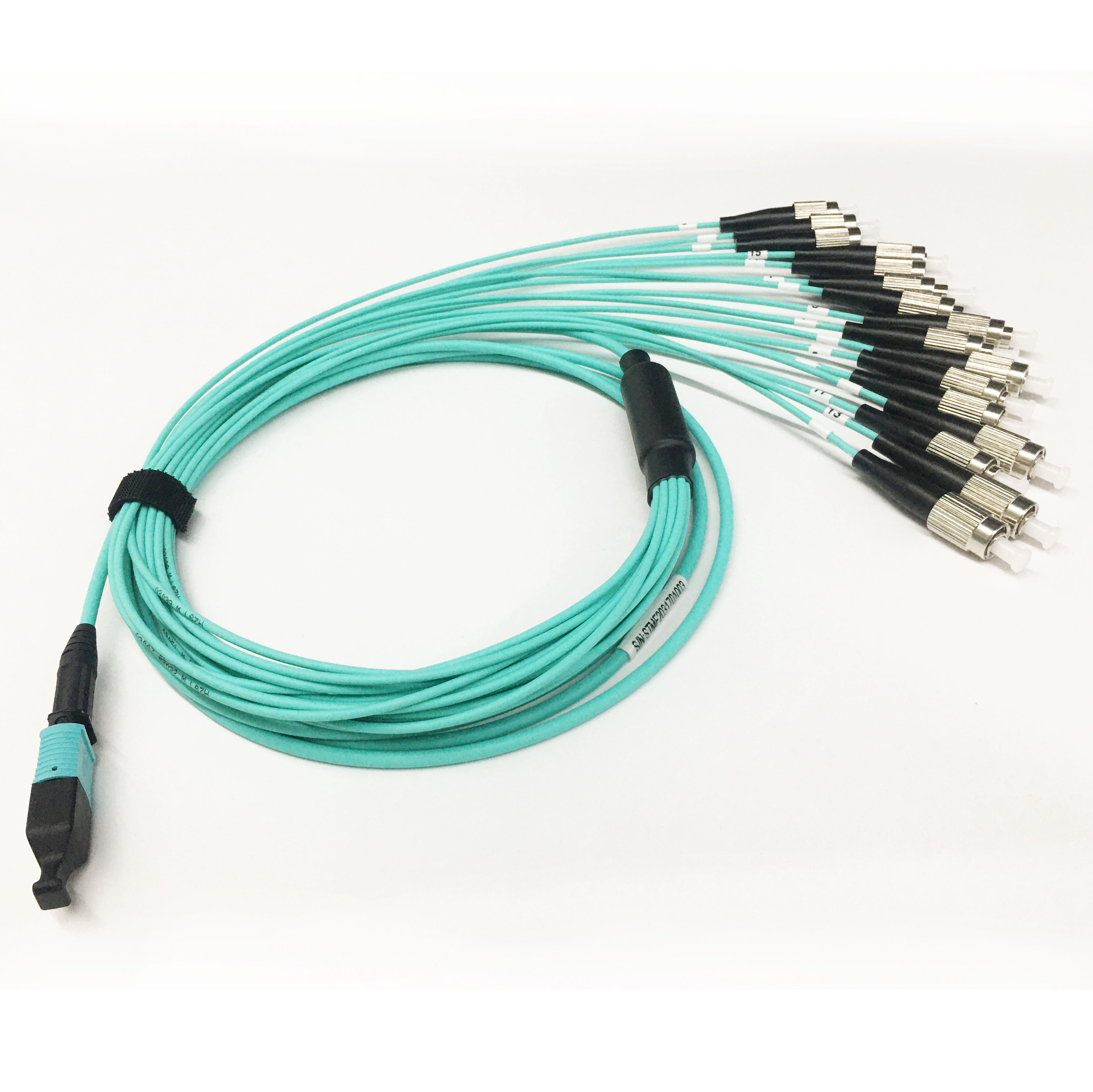 Wholesale MPO-16 to FC OM3-150 Fanout Fiber Optic Patch Cable Manufacturer, Factories