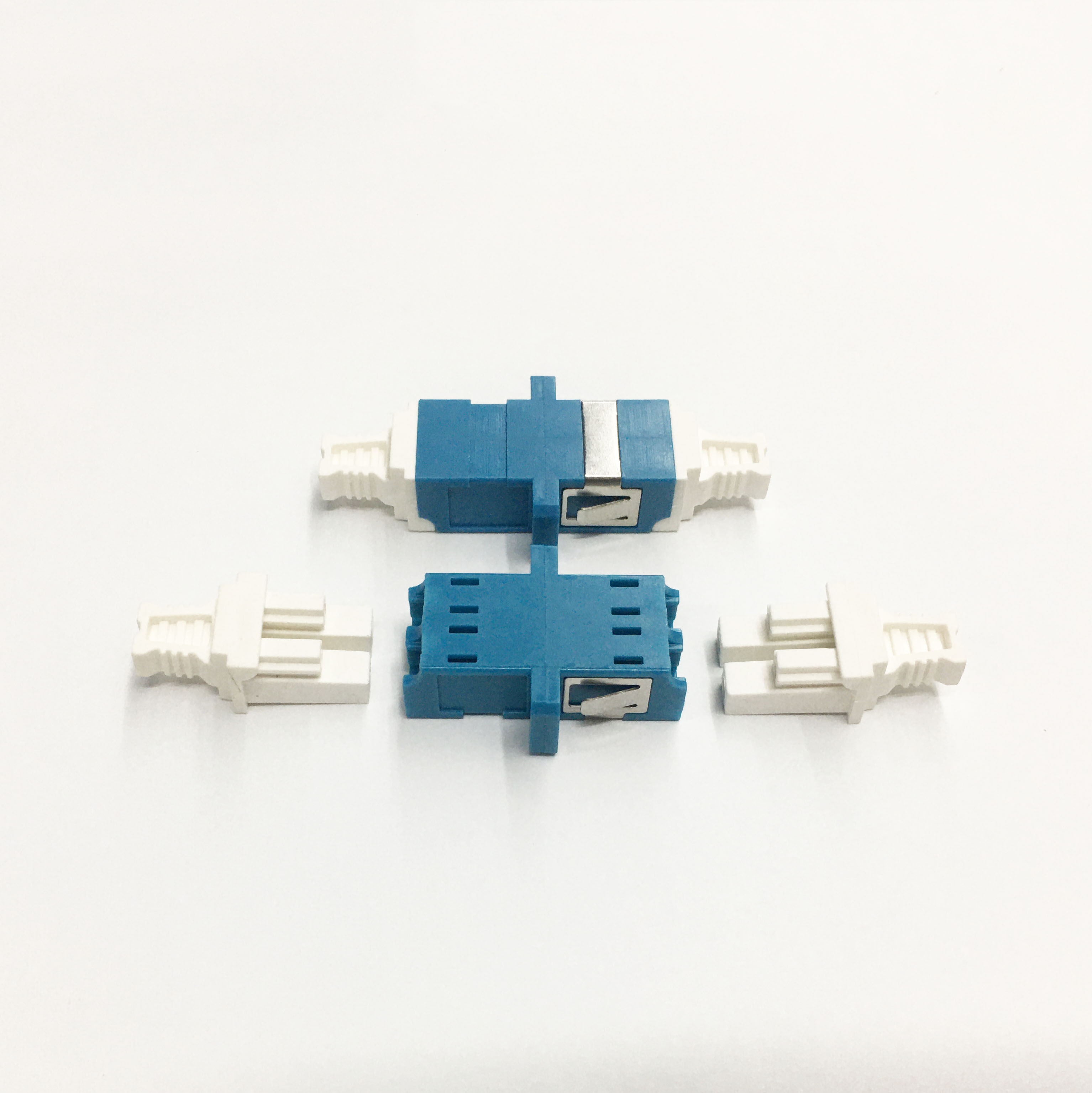 Wholesale Duplex High Dusty Cap Single Mode SM DX LC to LC Fiber Optic Adaptor Factories, Products