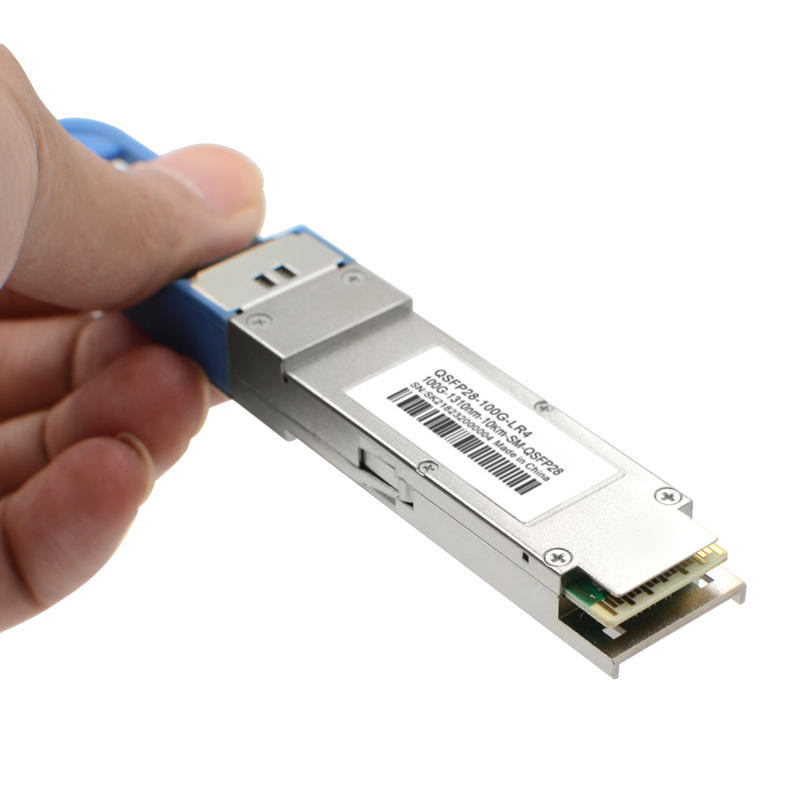 High-Quality KCO QSFP28 100G LR4 SMF 1310 10km DOM LC  100Gb/s QSFP28 Single mode fiber LR4 Transceiver Manufacturer, Factory