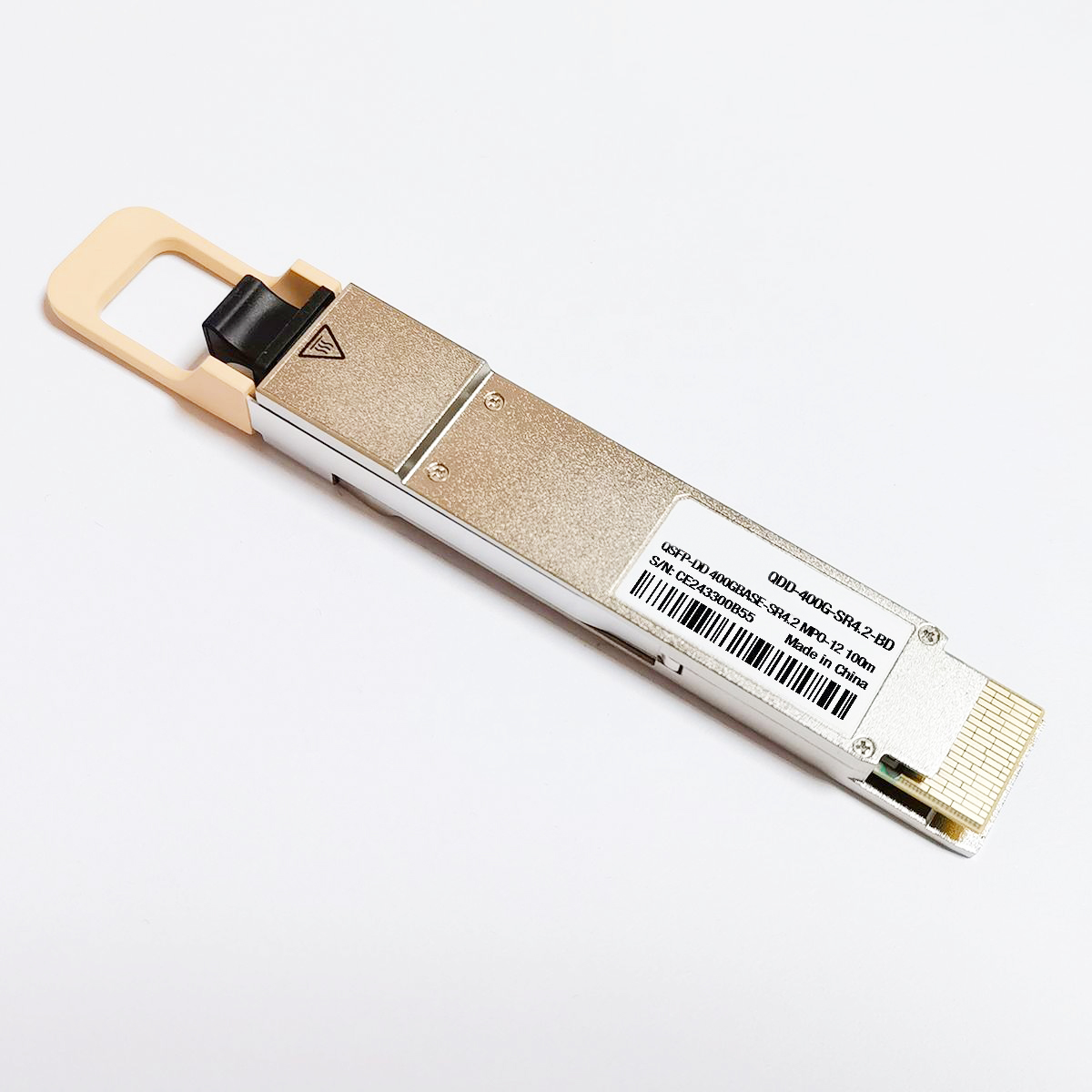 ODM 400GBASE-SR4.2 QSFP-DD PAM4 850nm 100m DOM MPO-12/UPC MMF Optical Transceiver Module, Breakout to 4 x 100G-SR1.2 Manufacturer, Product