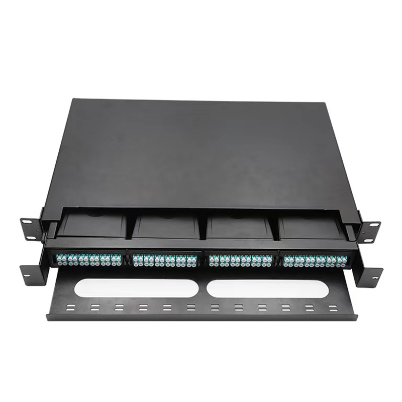 OEM High Density 96fo MPO Fiber Optic Patch Panel with 4 modules Supplier, Suppliers