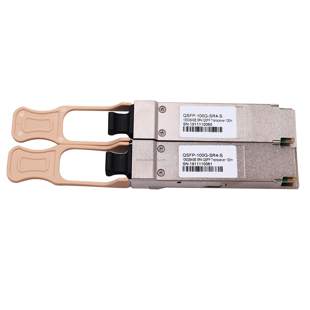 China Cisco Compatible 100GBASE-SR4 QSFP28 850nm 100m DOM MPO-12/UPC MMF Optical Transceiver Module, Breakout to 4 x 25G-SR with DDM Pricelist, Products