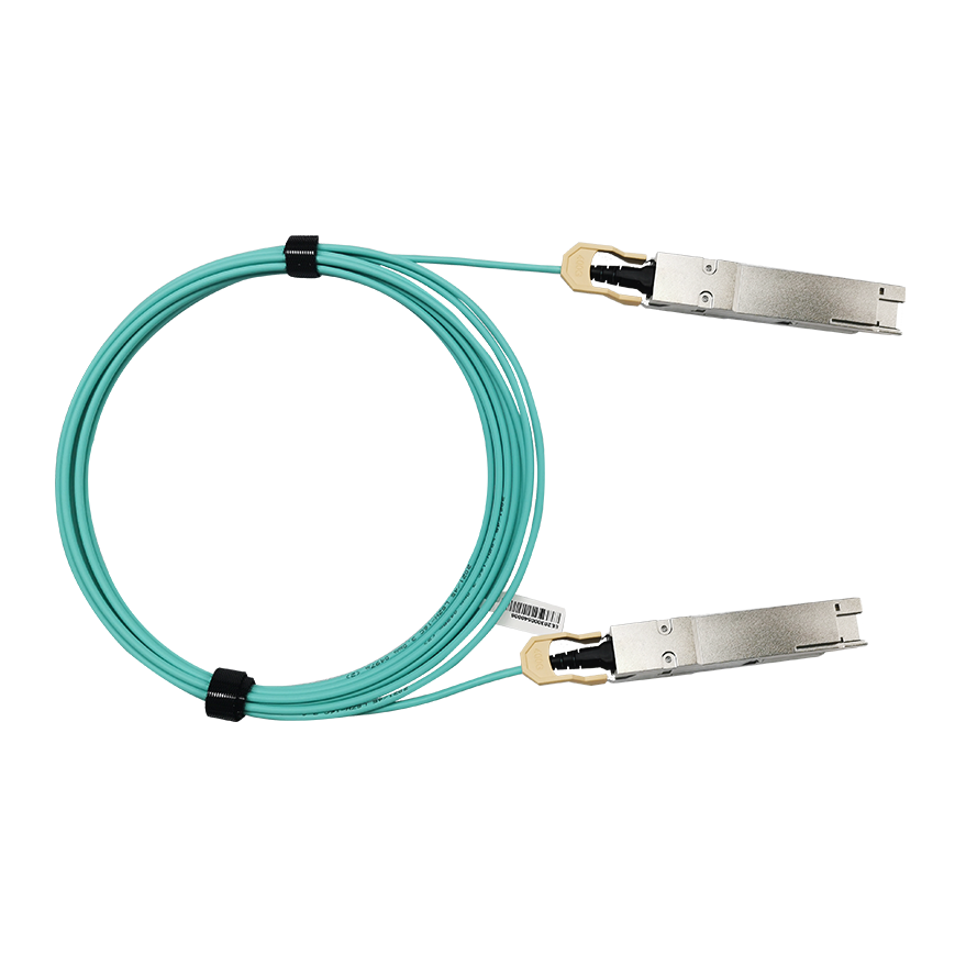 China 400Gb/s QSFP-DD to 2x200G QSFP56 AOC Active Optical Cable MMF  Manufacturers, Product