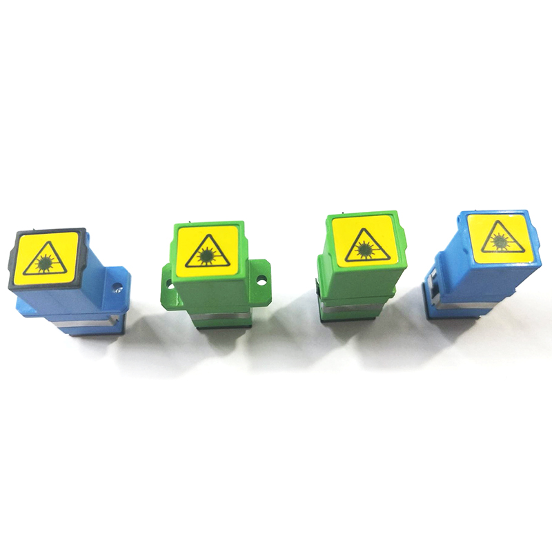 China SC/UPC SC/APC Auto Shutter Fiber Optic Adapter Manufacturers, Factories