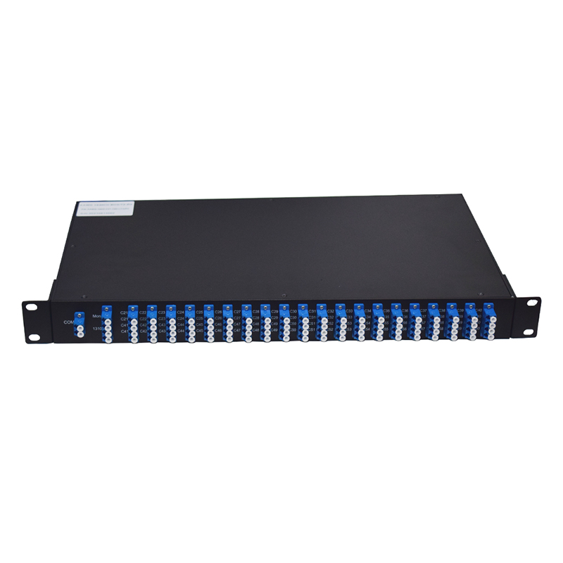 ODM 19inch 100GHz C21-C60 LC/UPC Dual Fiber Rack Mountable Type 40 Channel Mux Demux Fiber Optic Dense wavelength-division multiplexing DWDM Manufacturer, Pricelist