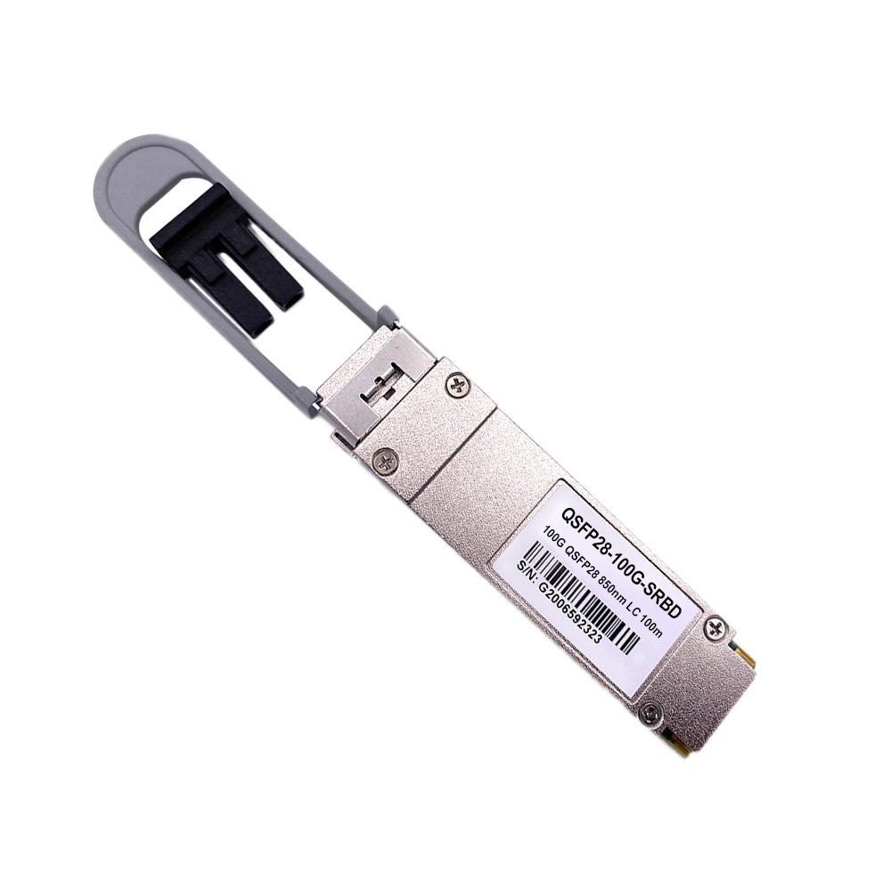 OEM Cisco Compatible 100GBASE-SR SWDM4 QSFP28 BiDi 850/880/910/940nm 100m DOM Duplex LC/UPC MMF Optical Transceiver Module Supplier, Product