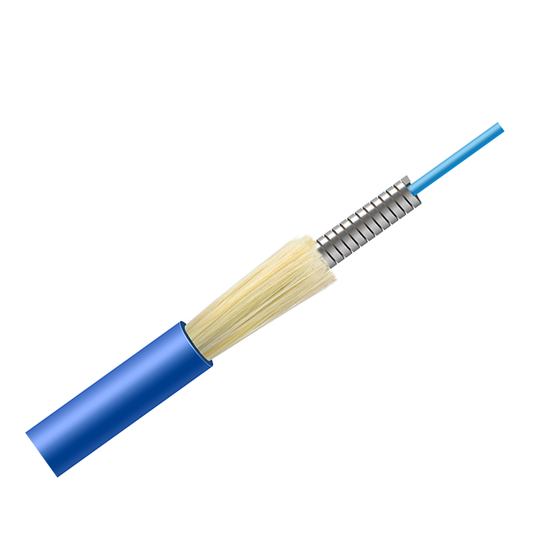 Cheap Indoor Single mode Simplex 1 Cores Armored Fiber Optic Cable Supplier, Product