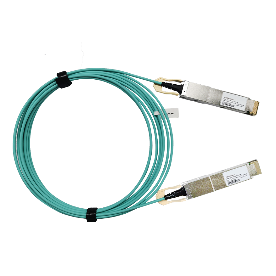 China 400Gb/s QSFP-DD to 2x200G QSFP56 AOC Active Optical Cable MMF  Manufacturers, Product