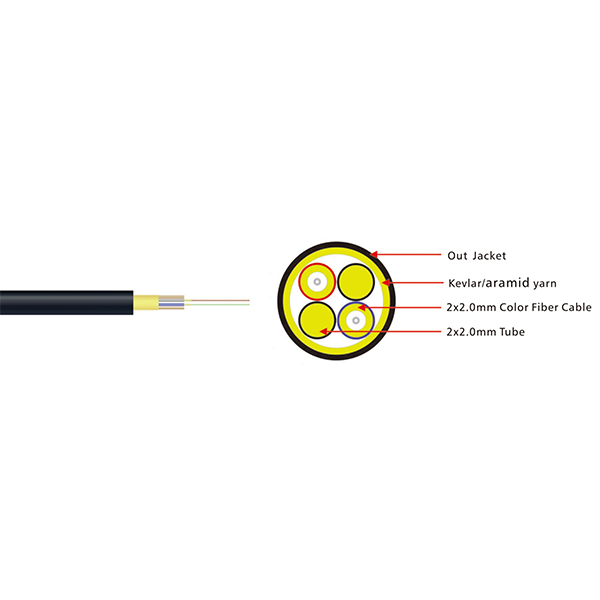 China 2 Core 7.0mm Tactical Field Fiber Optic Cable Manufacturer, Manufacturers