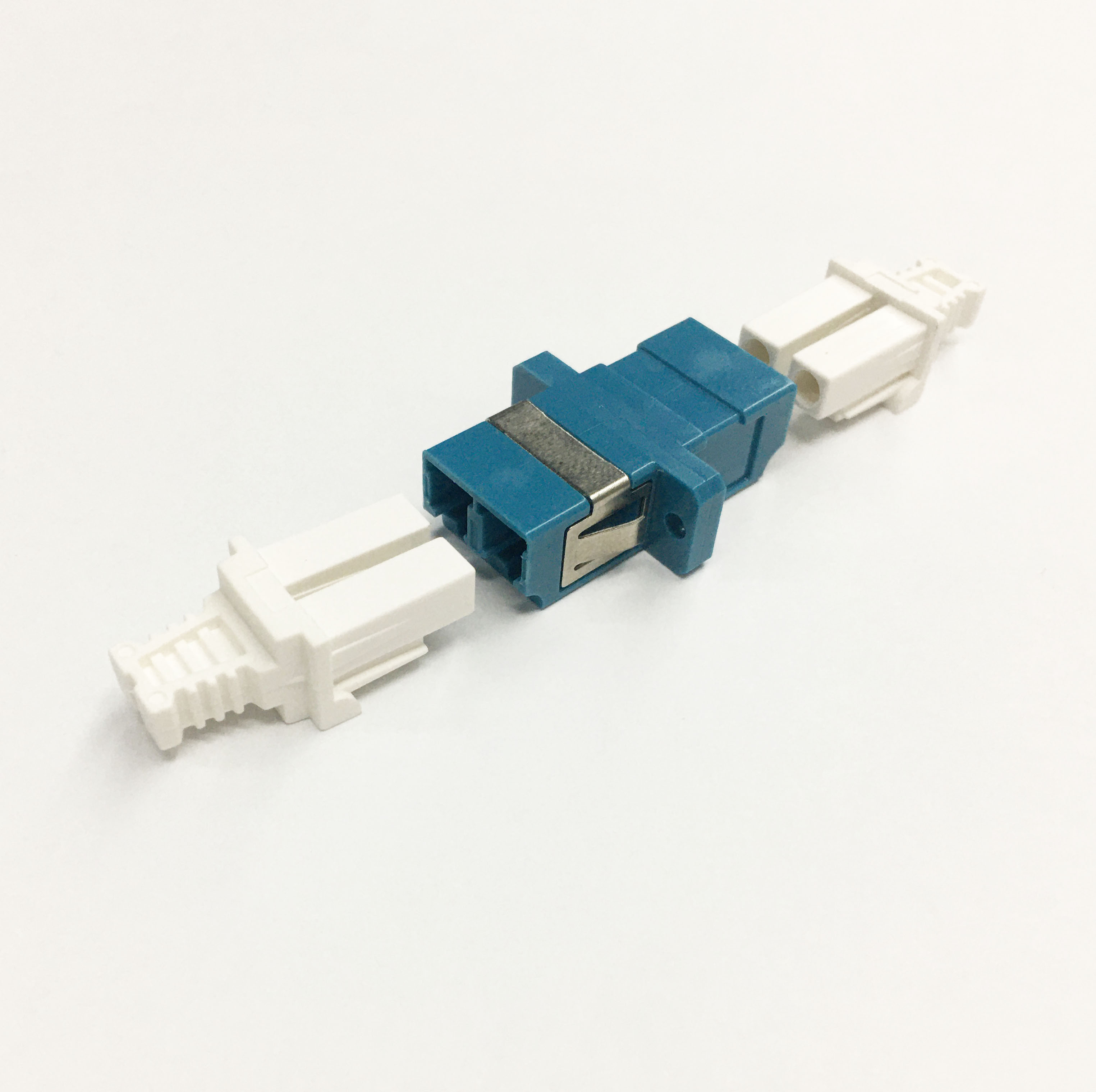 Wholesale Duplex High Dusty Cap Single Mode SM DX LC to LC Fiber Optic Adaptor Factories, Products