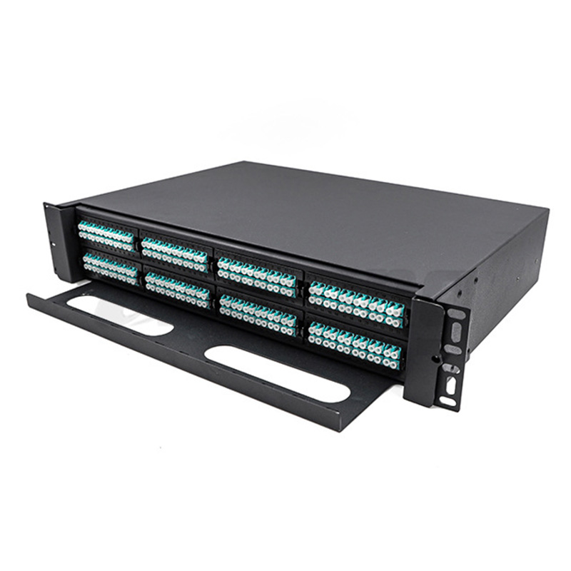 OEM High Density 2U 192fo MTP MPO Fiber Optic Patch Panel Supplier, Pricelist