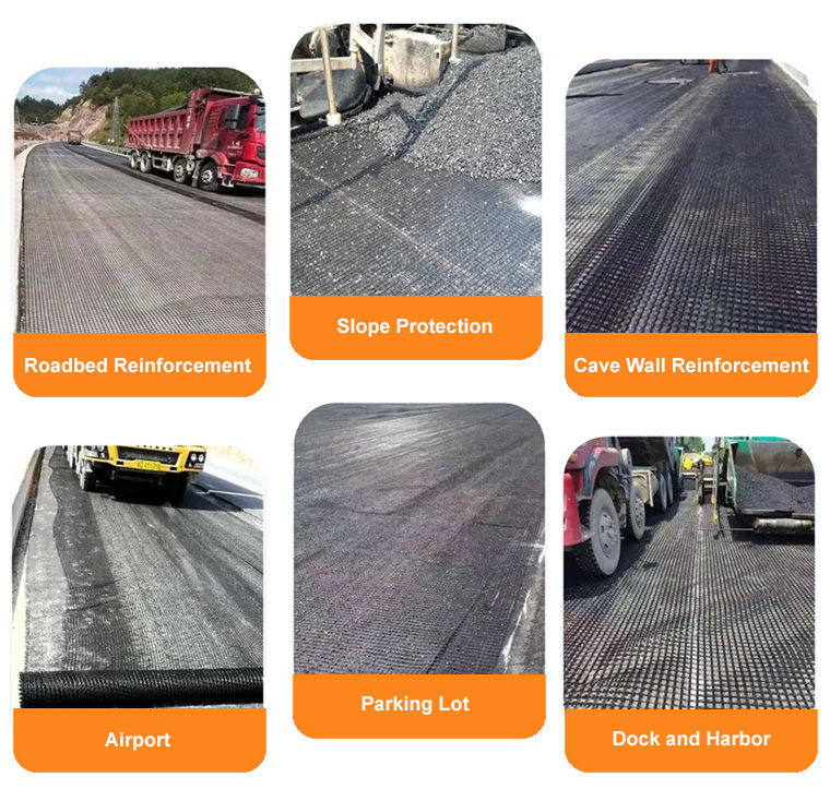 Civil Engineering Basalt Reinforcing Geogrid