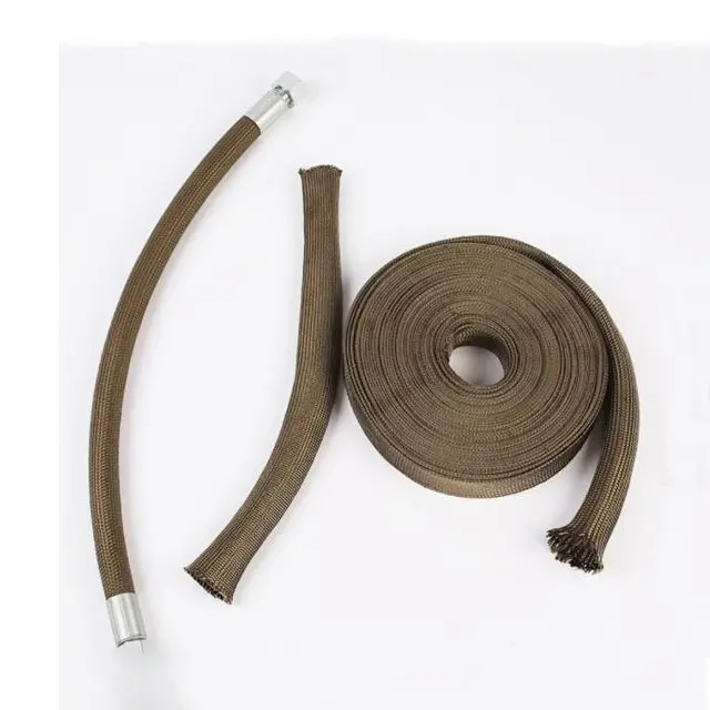 Wholesale High Temperature Resistance Basalt Sleeve Expandable Braided Sleeving Factory, Factories