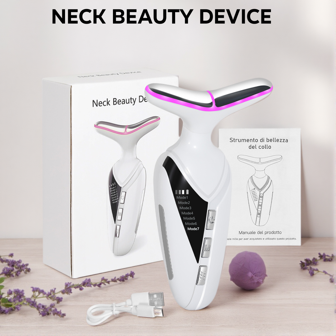 Facial Lifting Massager Anti-Wrinkle Neck Beauty Microcurrent Tightening Handheld USB Powered Multiple Modes Home Beauty Device