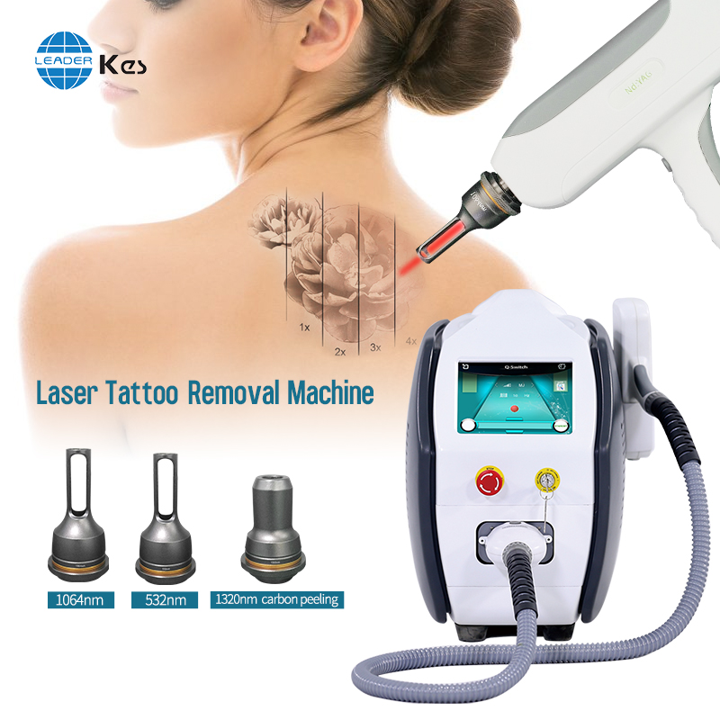 KES High Quality Nd Yag Laser Machine 1064Nm 532Nm Single Pulse Q Switched Nd Yag Laser for Salon