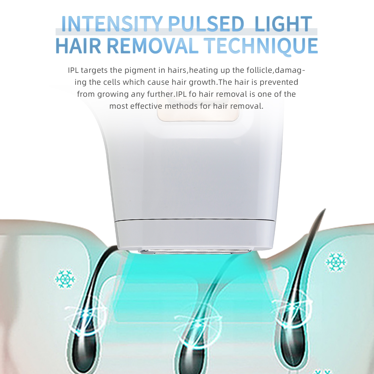 New OEM Mini Portable Professional IPL Laser Epilator UK/US Plug Painless Ice Cool Remover Permanent Home Use Hair Removal