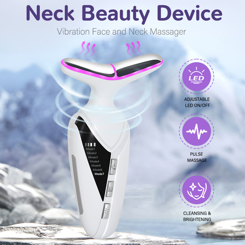 Facial Lifting Massager Anti-Wrinkle Neck Beauty Microcurrent Tightening Handheld USB Powered Multiple Modes Home Beauty Device