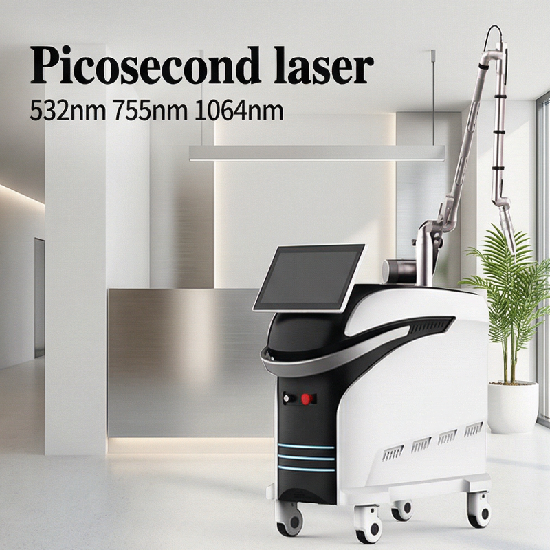High Power 1064nm/755nm/532nm Pico Laser Machine Multi-Functional for Tattoo and Pigmentation Removal