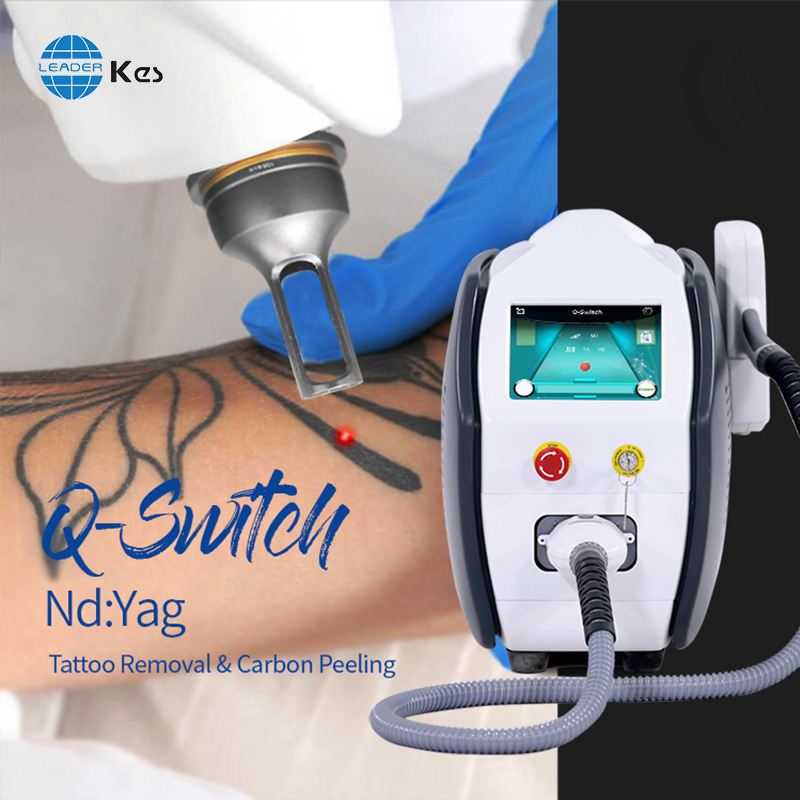 KES High Quality Nd Yag Laser Machine 1064Nm 532Nm Single Pulse Q Switched Nd Yag Laser for Salon