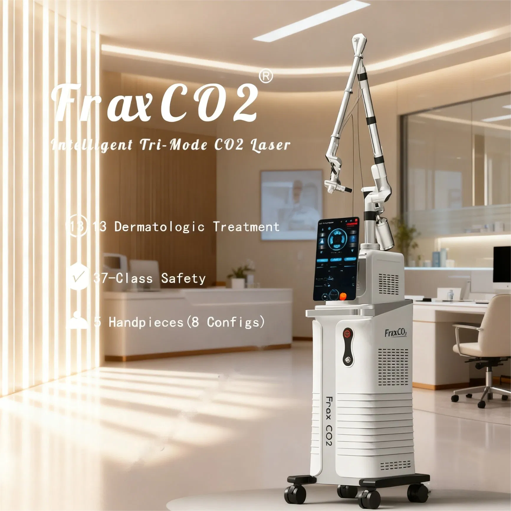 Beauty Machine Fractional CO2 Laser Medical-Skin-Care Machine for Acne Treatment &amp; Pigmentation Removal