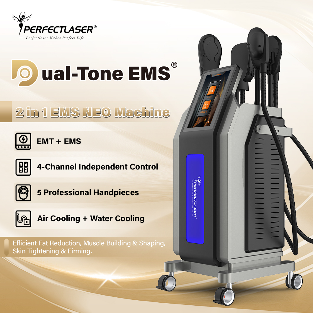 Perfectlaser 16 Tesla 6000W Big Power EMS Body Slimming Machine for Sale Non Surgical Weight Loss RF EMS Neo Device Price