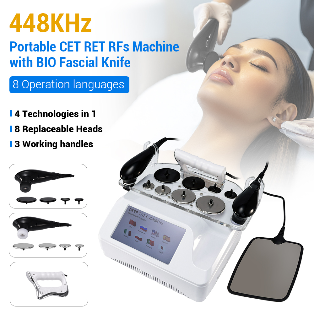 Wholesale Price 448khz Tecar Therapy Physiotherapy Radio Frequency Skin Tightening Machine Tecarterapia