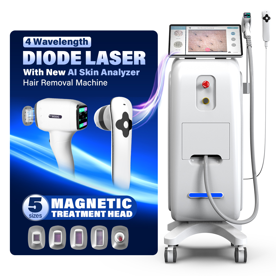 1 Handle 755 808 940 1064nm Professional Laser Hair Removal Machine Price Ice Titanium Platinum Diode Laser Hair Removal Machine