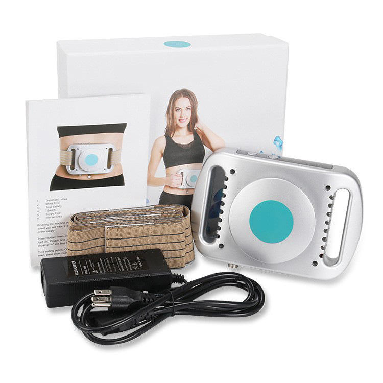 FOYOGA Portable Home Use LED Metal CryoPad Cryolipolysis Fat Removal Slimming Machine with Timing Control Plug-In Body Massager