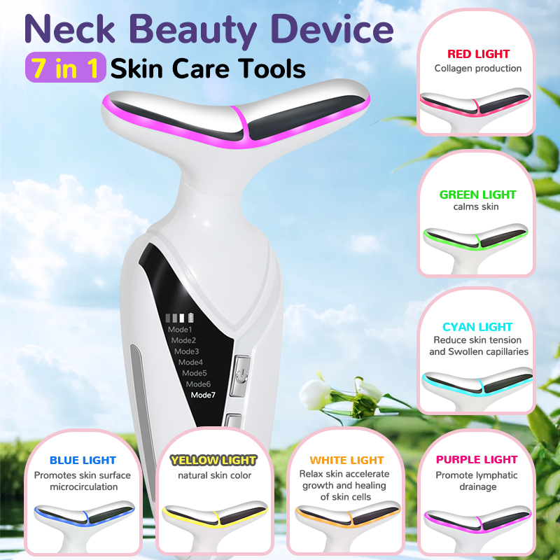 Facial Lifting Massager Anti-Wrinkle Neck Beauty Microcurrent Tightening Handheld USB Powered Multiple Modes Home Beauty Device