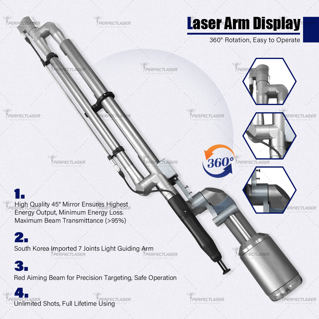 Picosecond Laser Tattoo Removal Machine Best Picolaser 1064nm 532nm 755nm Q Switch Nd Yag Tattoo Removal Beauty Salon Equipment
